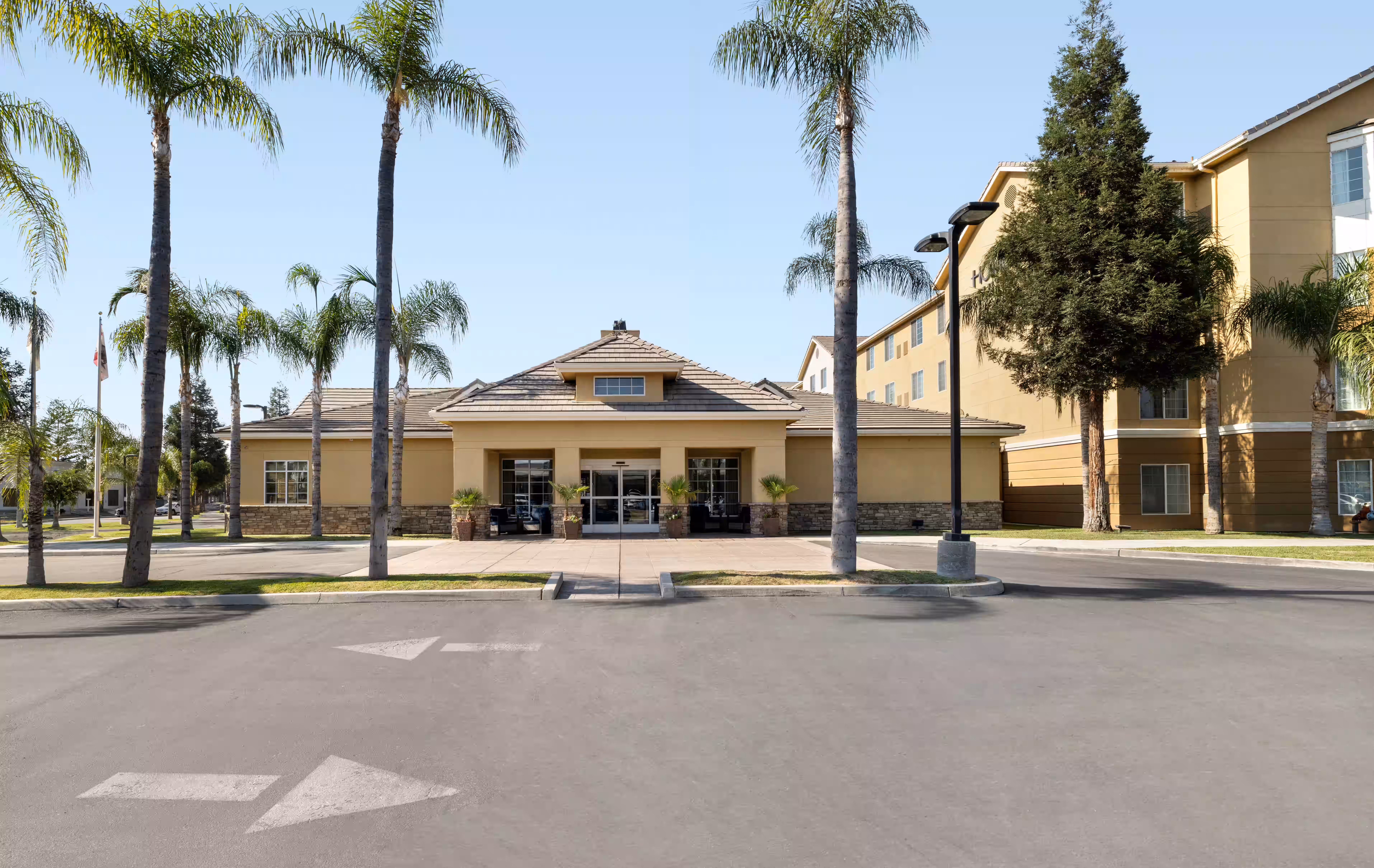 Entrance of homewood-suites