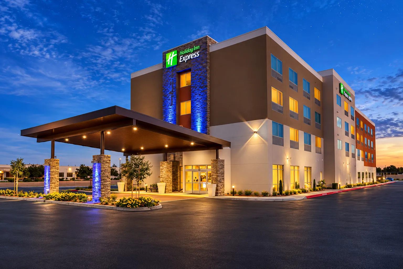 Exterior of the Holiday Inn Express Visalia, Sequoia Gateway Area