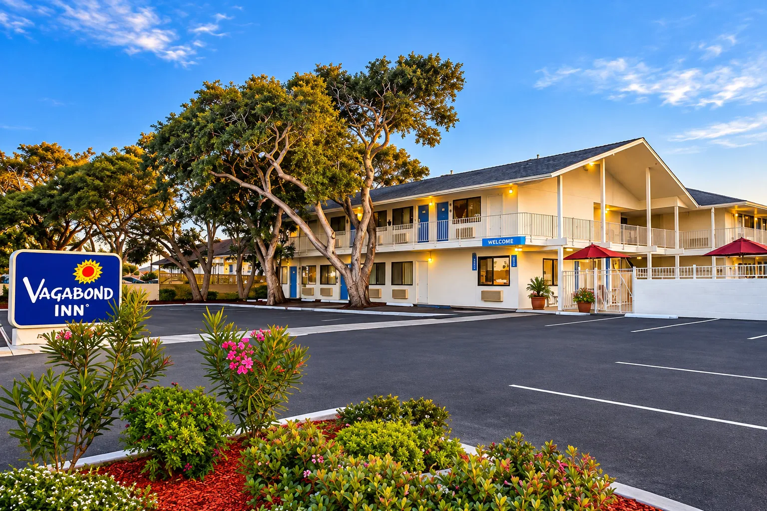 Exterior of the Vagabond Inn Monterey
