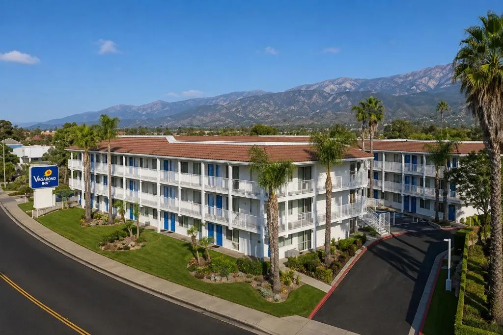 Exterior of the Vagabond Inn Santa Barbara North